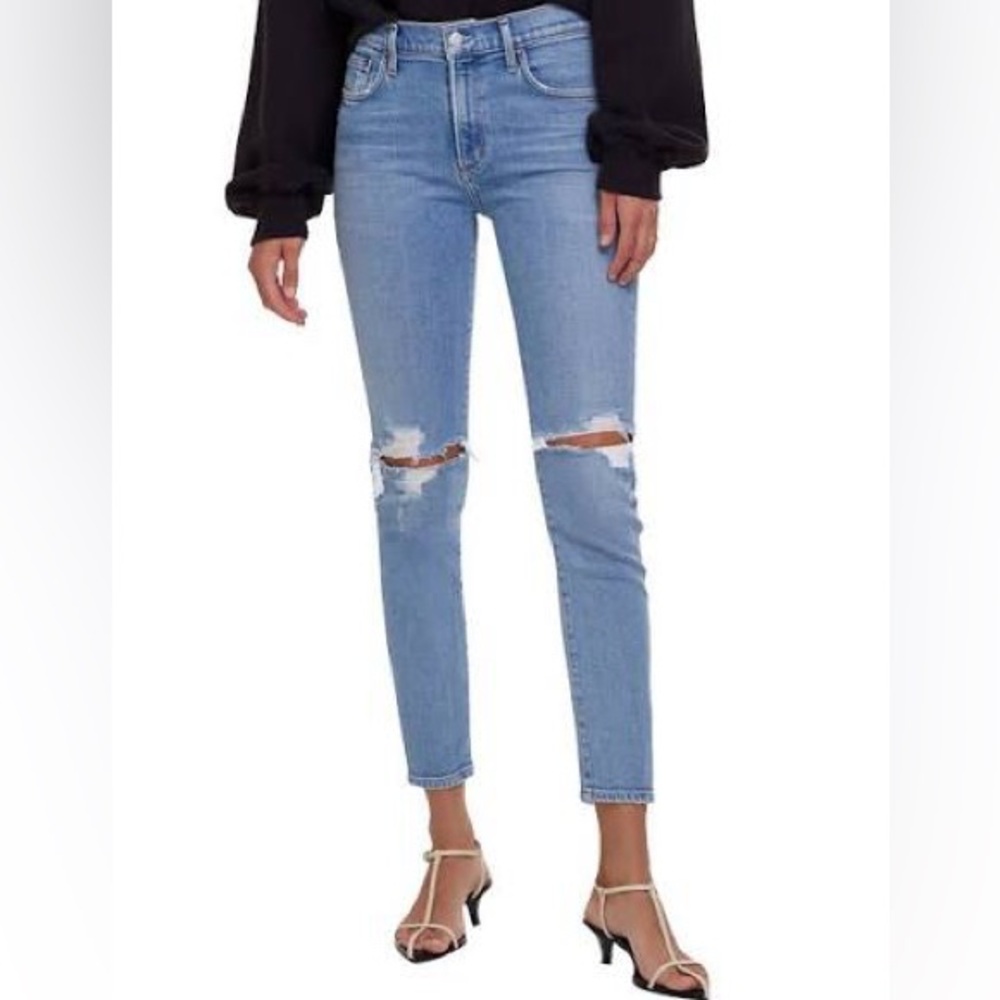 ⭐️ AGOLDE Toni Mid-Rise Straight Jeans — Sz 27 / Pristine / Excellent Condition